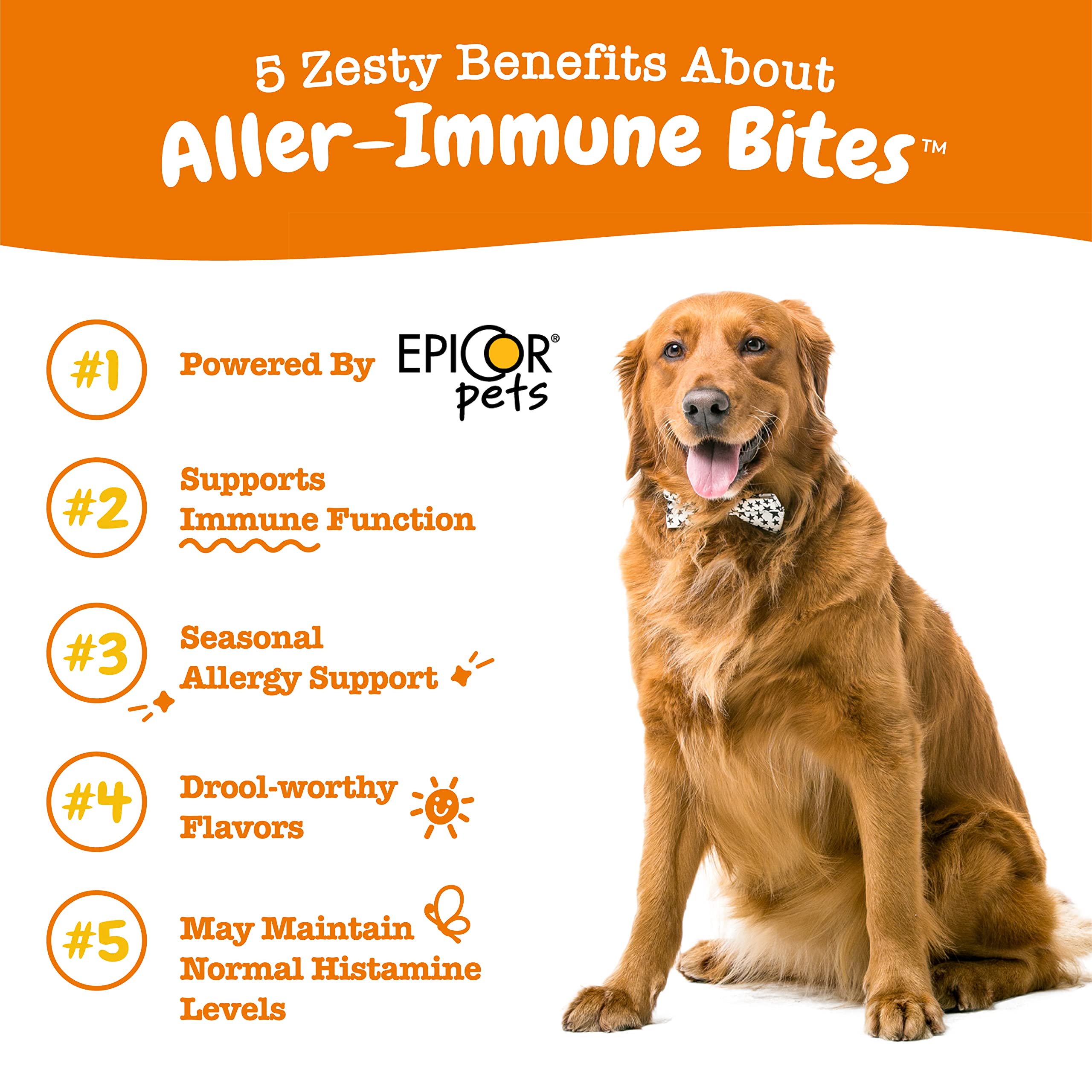 Foto 2 | Probióticos Para Aliviar La Alergia En Perros, Masticables, Zesty Paws, Que Pican La Piel - Venta Internacional.
