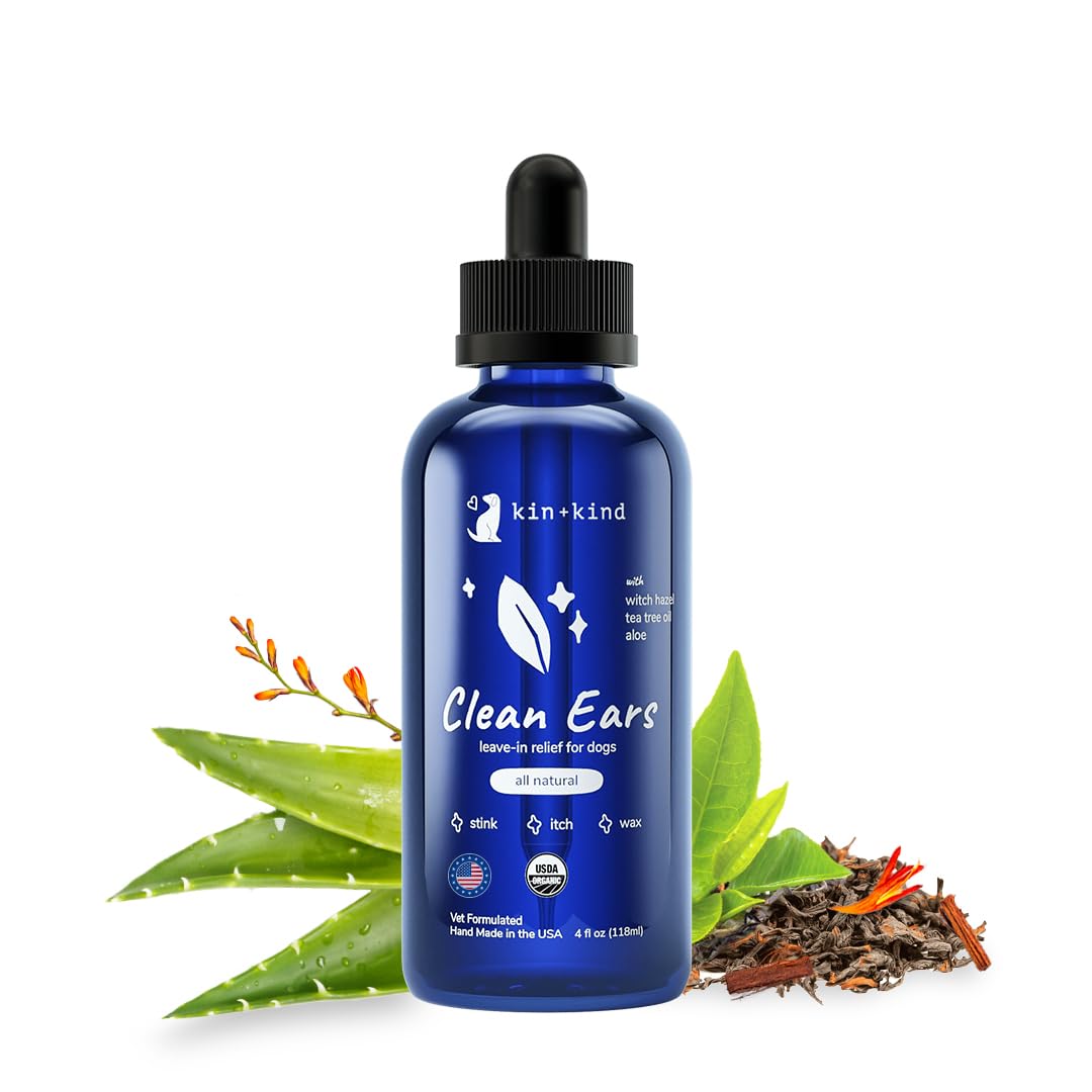 Foto 1 | Limpiador De Orejas Para Perros Kin+kind Orgánico Fabricado En Ee. Uu.  120 Ml - Venta Internacional.