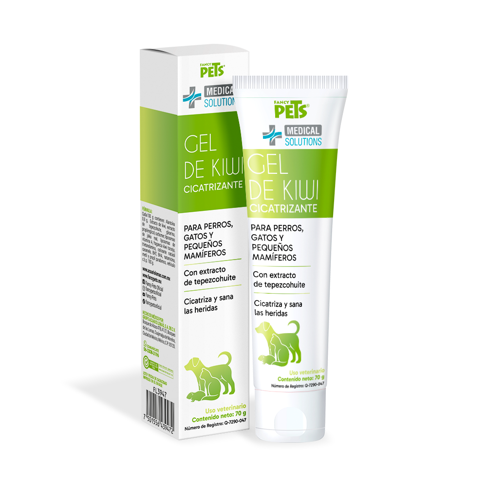 Foto 2 pulgar | Medical Solution Gel Cicatrizante De Kiwi Para Perros, Gatos Y Pequeños Mamíferos Con 60 Gramos