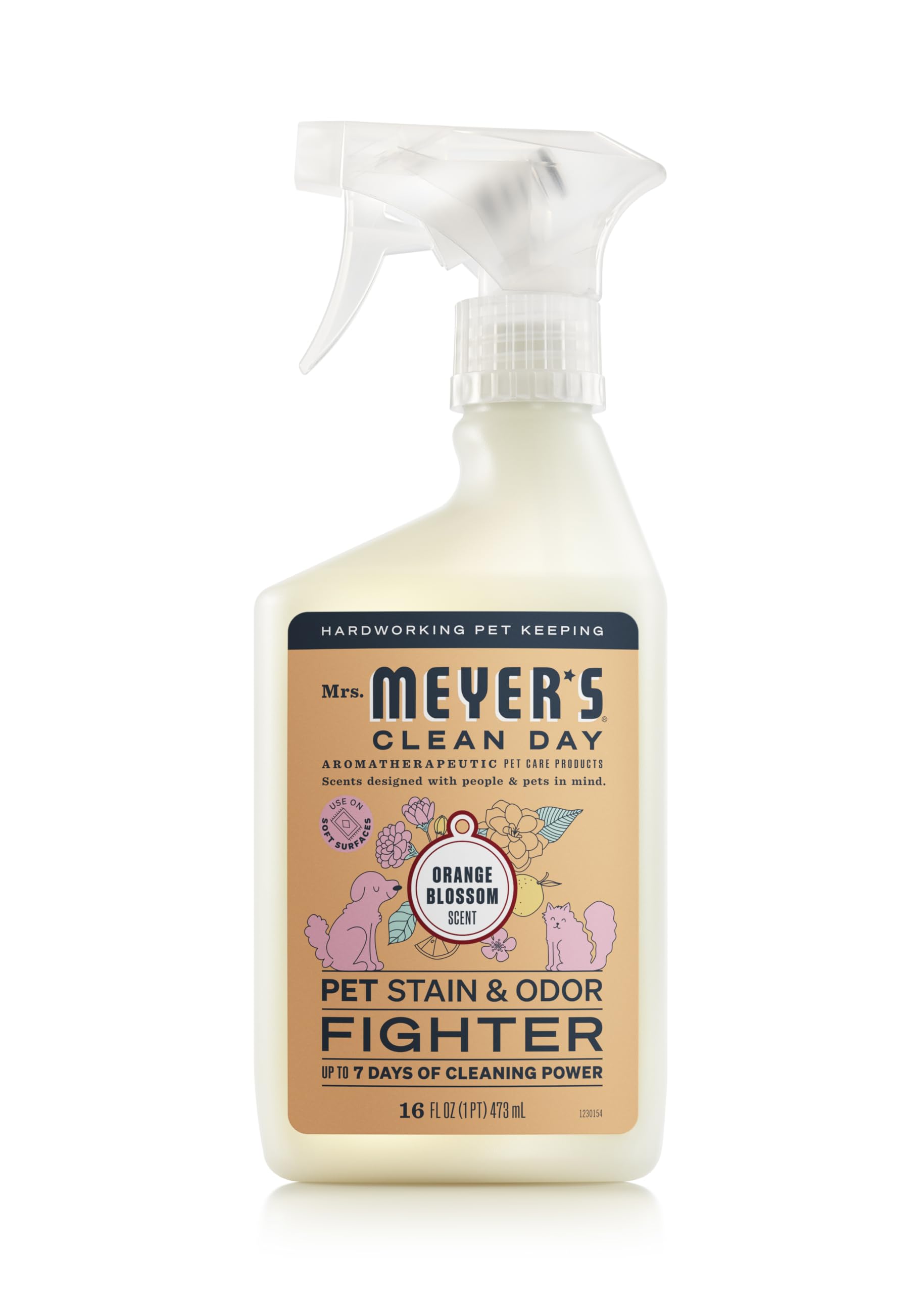 Foto 2 pulgar | Antimanchas Y Olores Para Mascotas Mrs. Meyer's Clean Day 480 Ml - Venta Internacional.