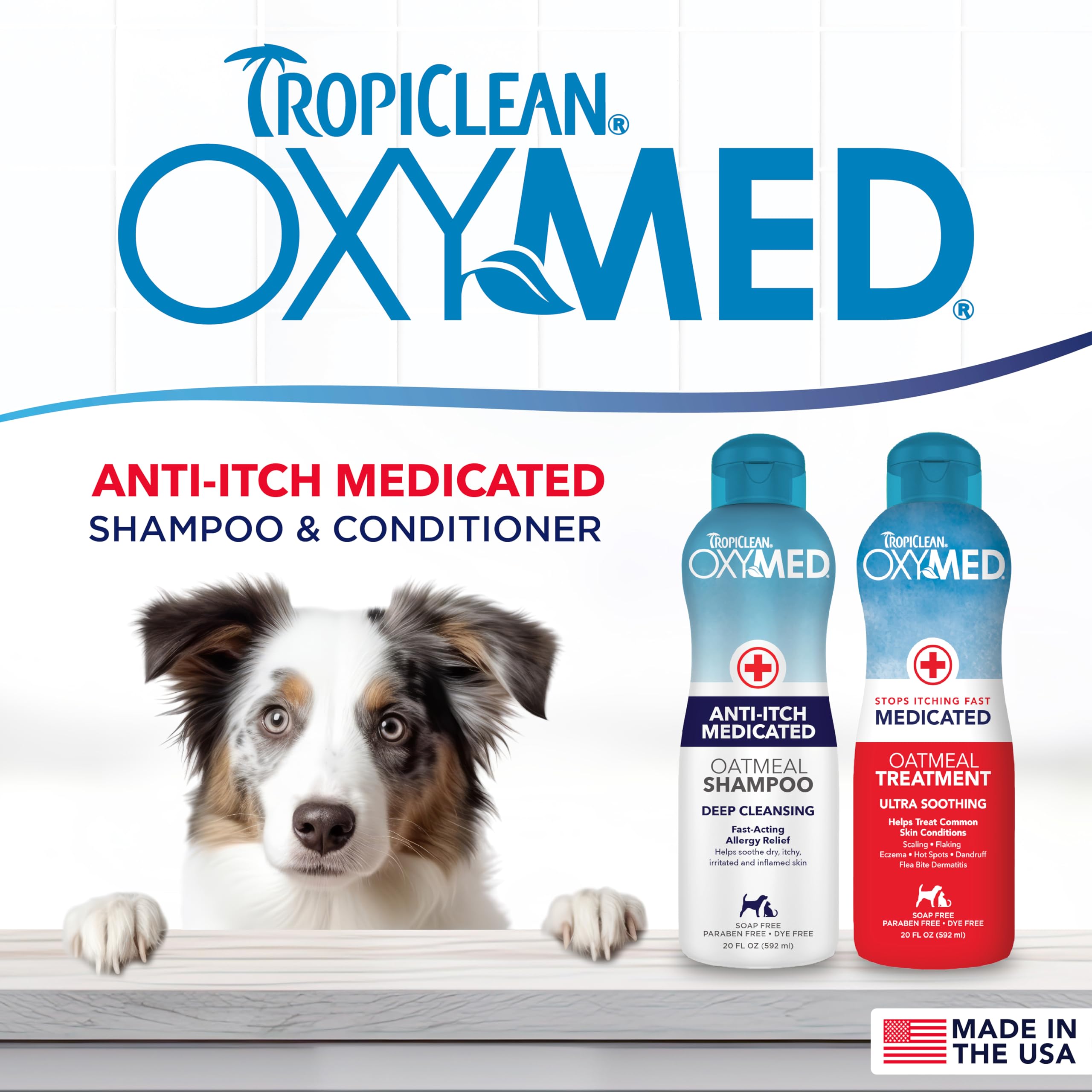 Foto 2 | Set De Champú Y Acondicionador Tropiclean Oxymed Medication - Venta Internacional.