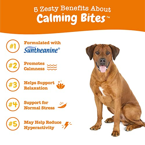Foto 2 | Dog Calming Bites Zesty Paws Stress Relief 90 Masticables Blandos - Venta Internacional.