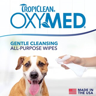 Foto 2 | Toallitas Tropiclean Oxymed Soothing Allover Para Gatos Y Perros, 50 Unidades - Venta Internacional.