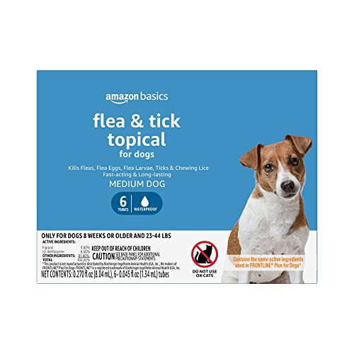 Foto 2 pulgar | Tratamiento Antipulgas Y Garrapatas Para Perros Amazon Basics Medium 10-20k - Venta Internacional.
