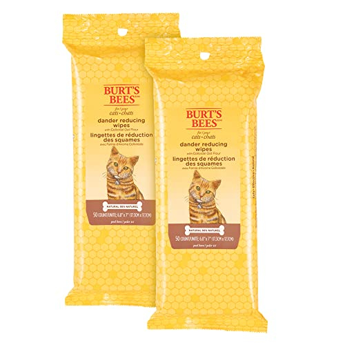 Foto 2 pulgar | Toallitas Para Mascotas Burt's Bees Para Gatos, Reductoras Naturales De Caspa, 50 Unidades - Venta Internacional.
