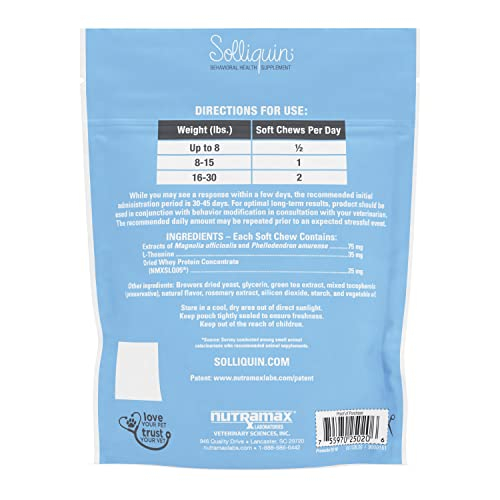 Foto 3 pulgar | Suplemento Nutramax Solliquin Behavioral Health Para Perros Y - Venta Internacional.