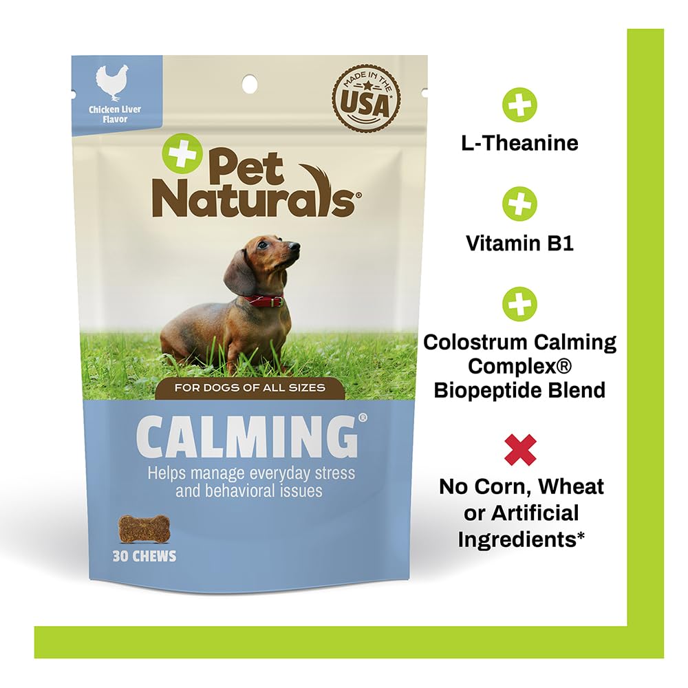 Foto 3 pulgar | Masticables Calmantes Para Perros Pet Naturals Calming 30 Masticables - Venta Internacional.