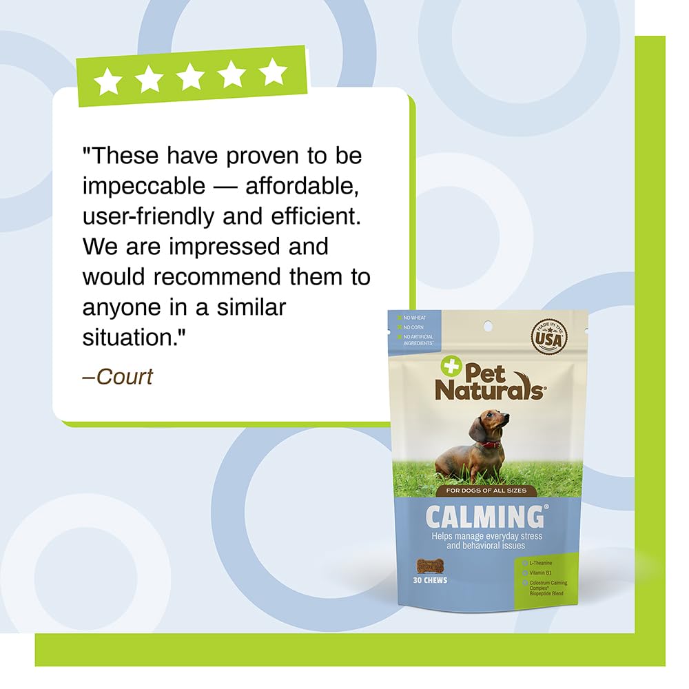 Foto 8 pulgar | Masticables Calmantes Para Perros Pet Naturals Calming 30 Masticables - Venta Internacional.