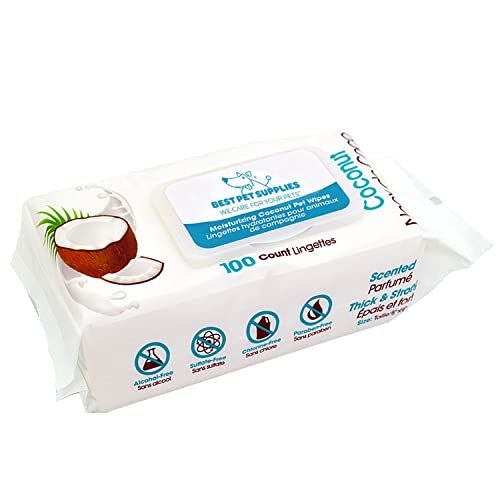 Foto 2 pulgar | Toallitas De Aseo Para Mascotas Best Pet Supplies, Con Aroma A Coco, 100 Ml - Venta Internacional.