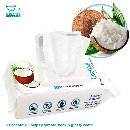 Foto 3 pulgar | Toallitas De Aseo Para Mascotas Best Pet Supplies, Con Aroma A Coco, 100 Ml - Venta Internacional.