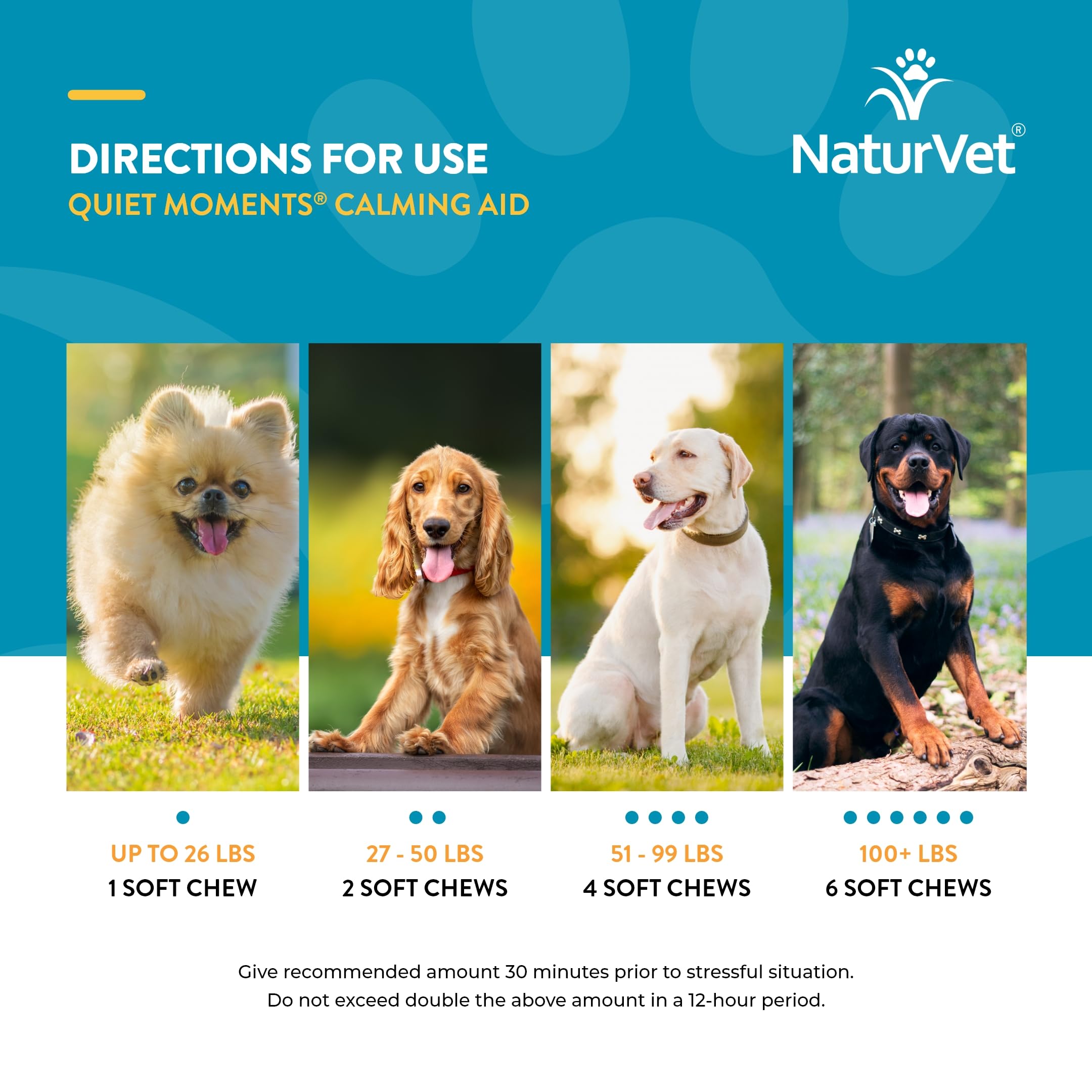 Foto 8 pulgar | Suplemento Para Perros Naturvet Quiet Moments Calming Aid 65 Soft Chews - Venta Internacional.