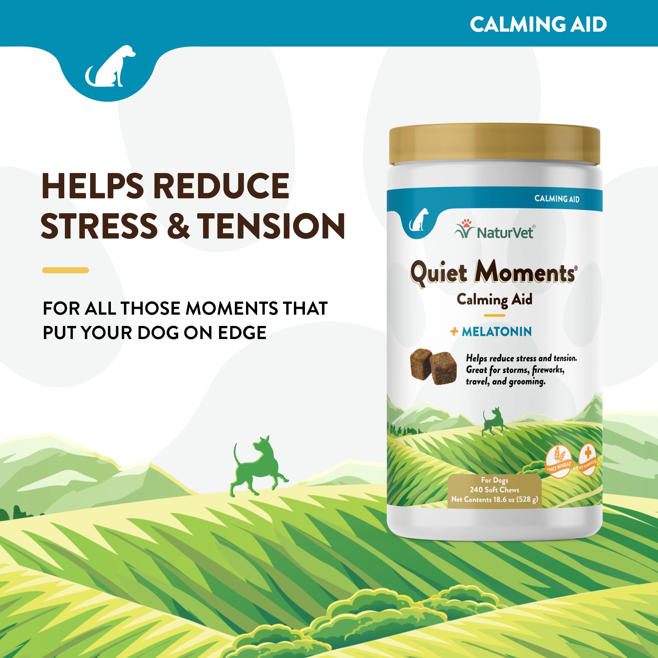 Foto 4 pulgar | Suplemento Para Perros Naturvet Quiet Moments Calming Aid 240 Chews - Venta Internacional.