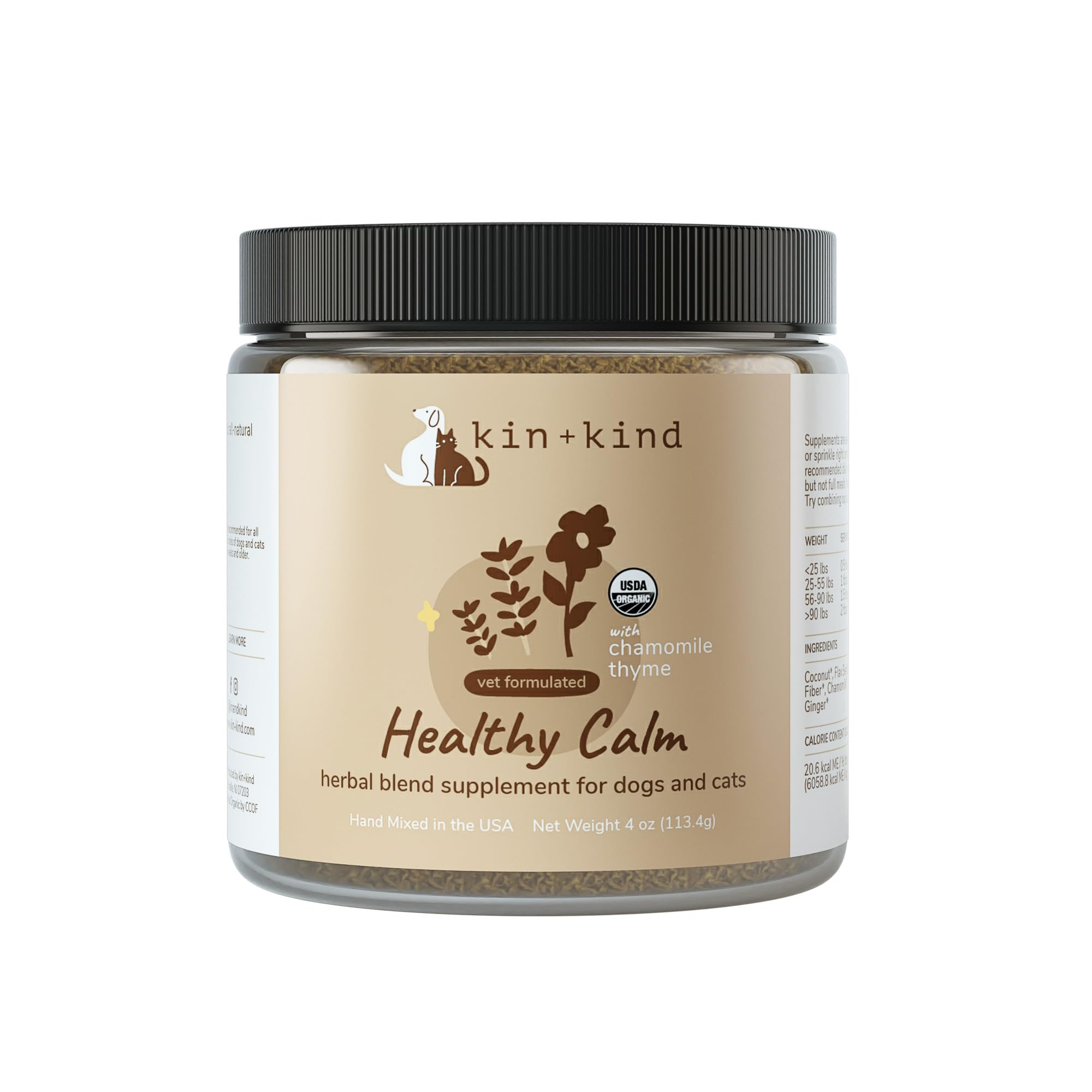 Foto 2 pulgar | Suplemento Kin+kind Healthy Calm Para Perros Y Gatos 120 Ml - Venta Internacional.