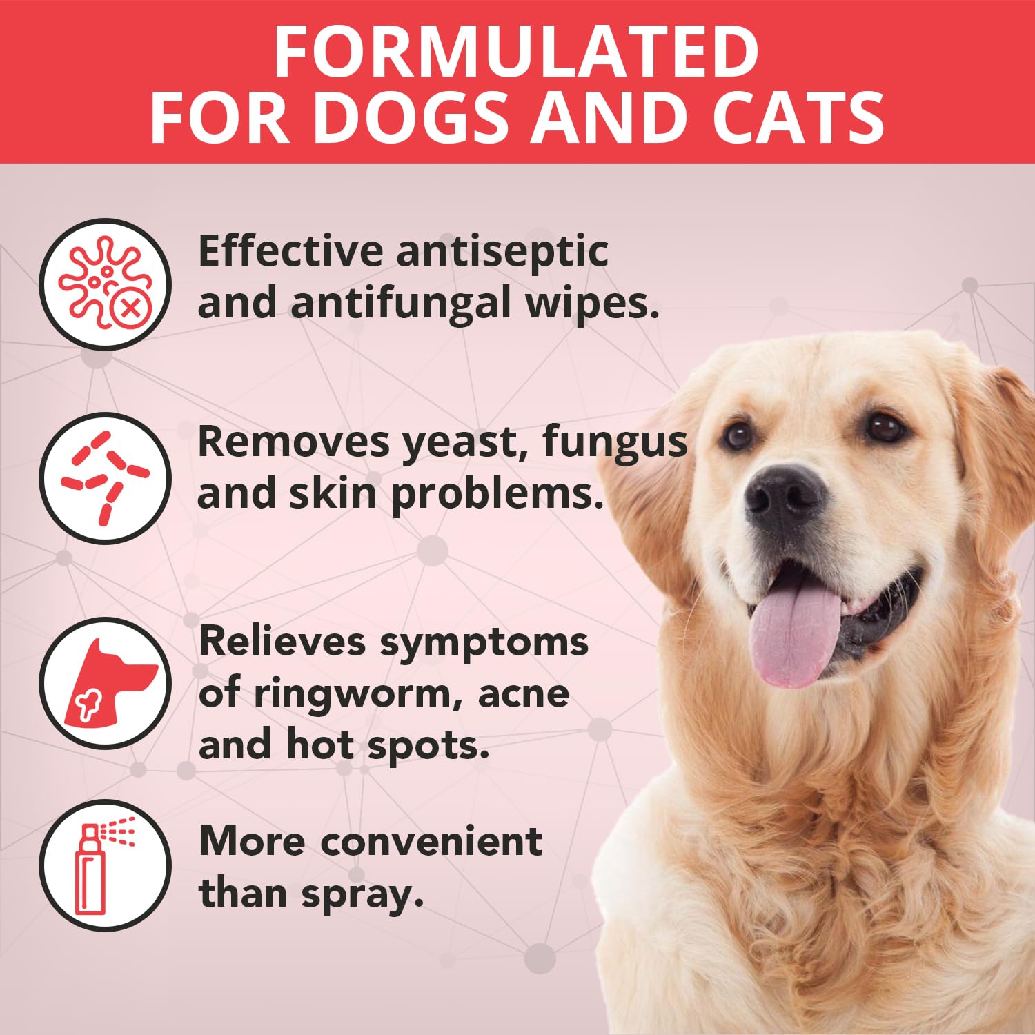 Foto 3 pulgar | Toallitas Limpiadoras Noveha Xl Con Aloe Para Perros Y Gatos 120 Unidades - Venta Internacional.