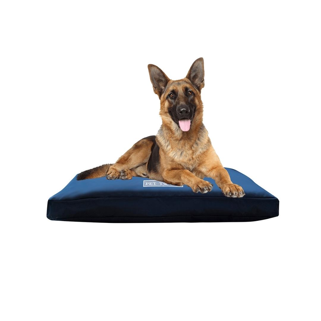 Cama para Perro Impermeable Grande Pet To Bed Fluffy color Azul