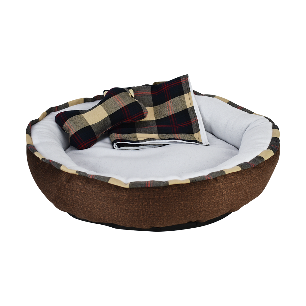 Foto 2 pulgar | Cama para Mascotas Fancy Pets Multicolr Tamaño Mediano con Frazada y Juguete