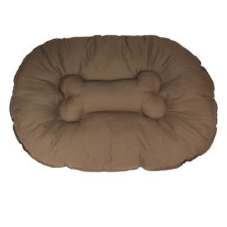Foto 2 | Cojín Cama para Perro Fancy Pets color Café Tamaño Extra Grande