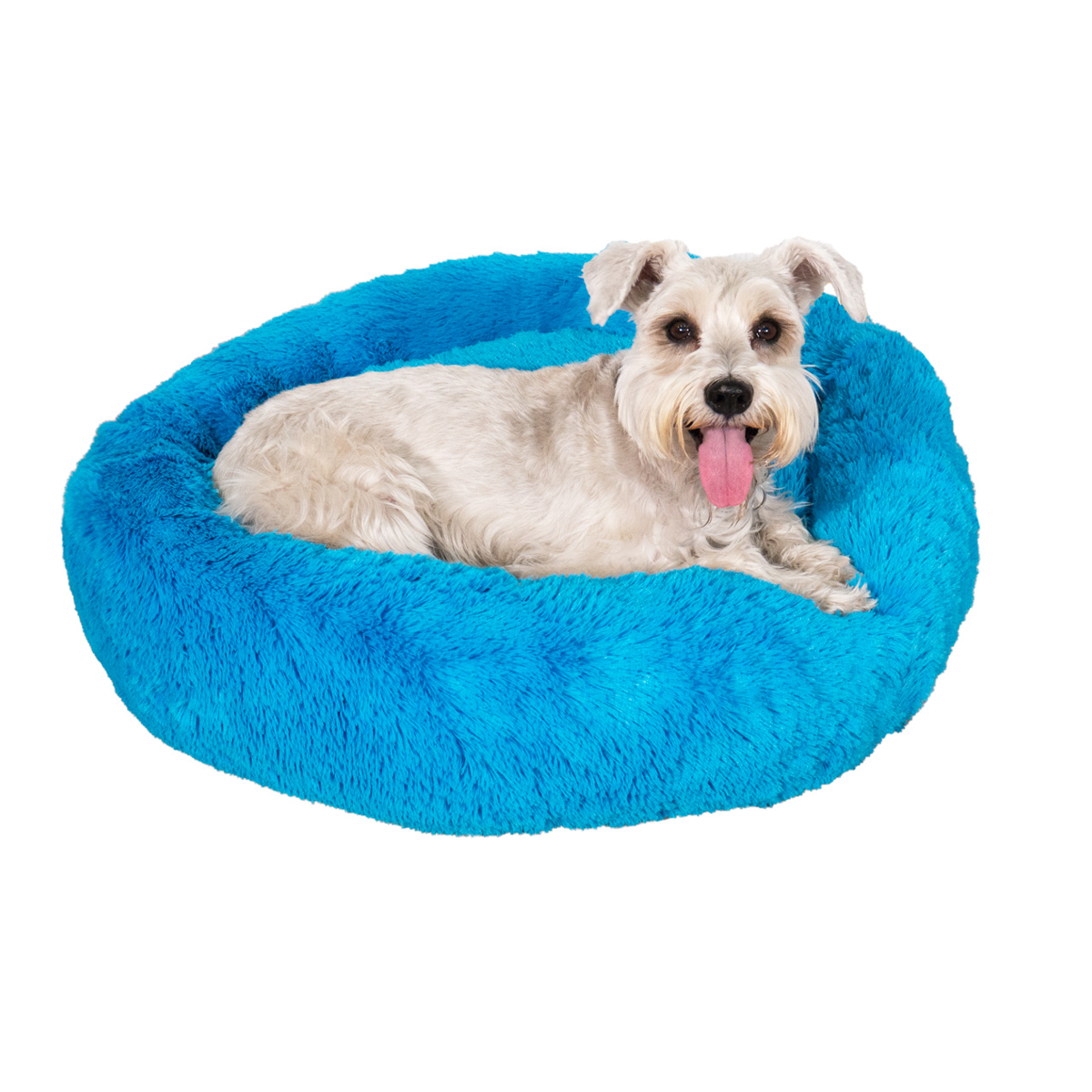 Foto 2 pulgar | Cama de Mascota Antiestrés Cómoda Cálida Lavable Grande color Azul