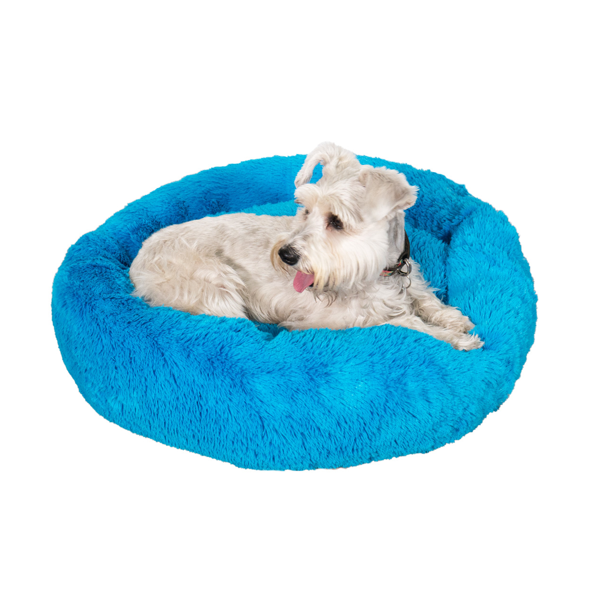 Foto 3 pulgar | Cama de Mascota Antiestrés Cómoda Cálida Lavable Grande color Azul