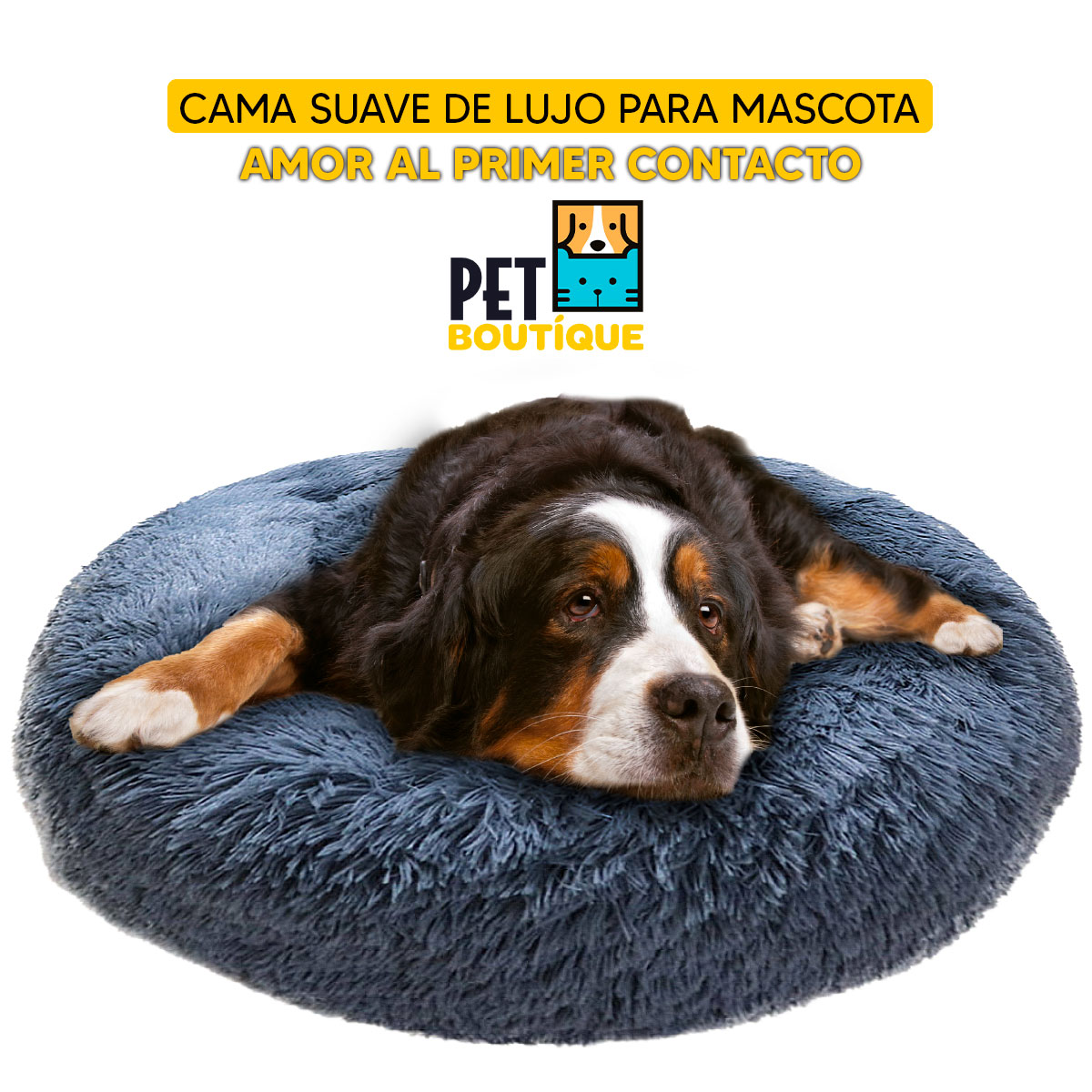 Foto 5 pulgar | Cama para Mascotas, Perro, Gato Tv Ofertas Pet Boutique Ocre, única con cierre, Desmontable, fácil retiro de fund