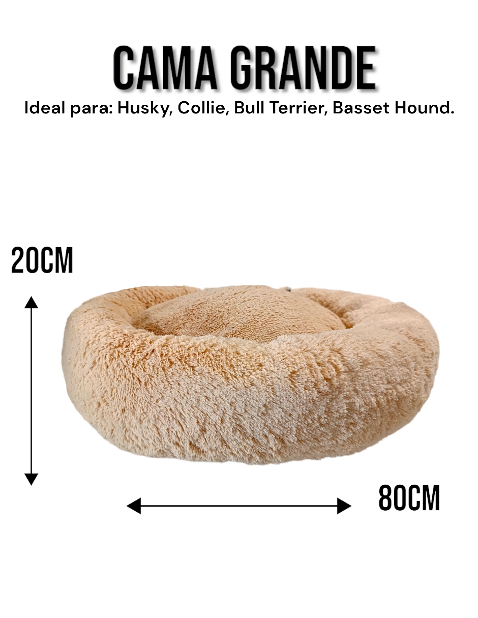 Foto 6 pulgar | Cama Lunics color Beige Grande Confortable Antiestrés