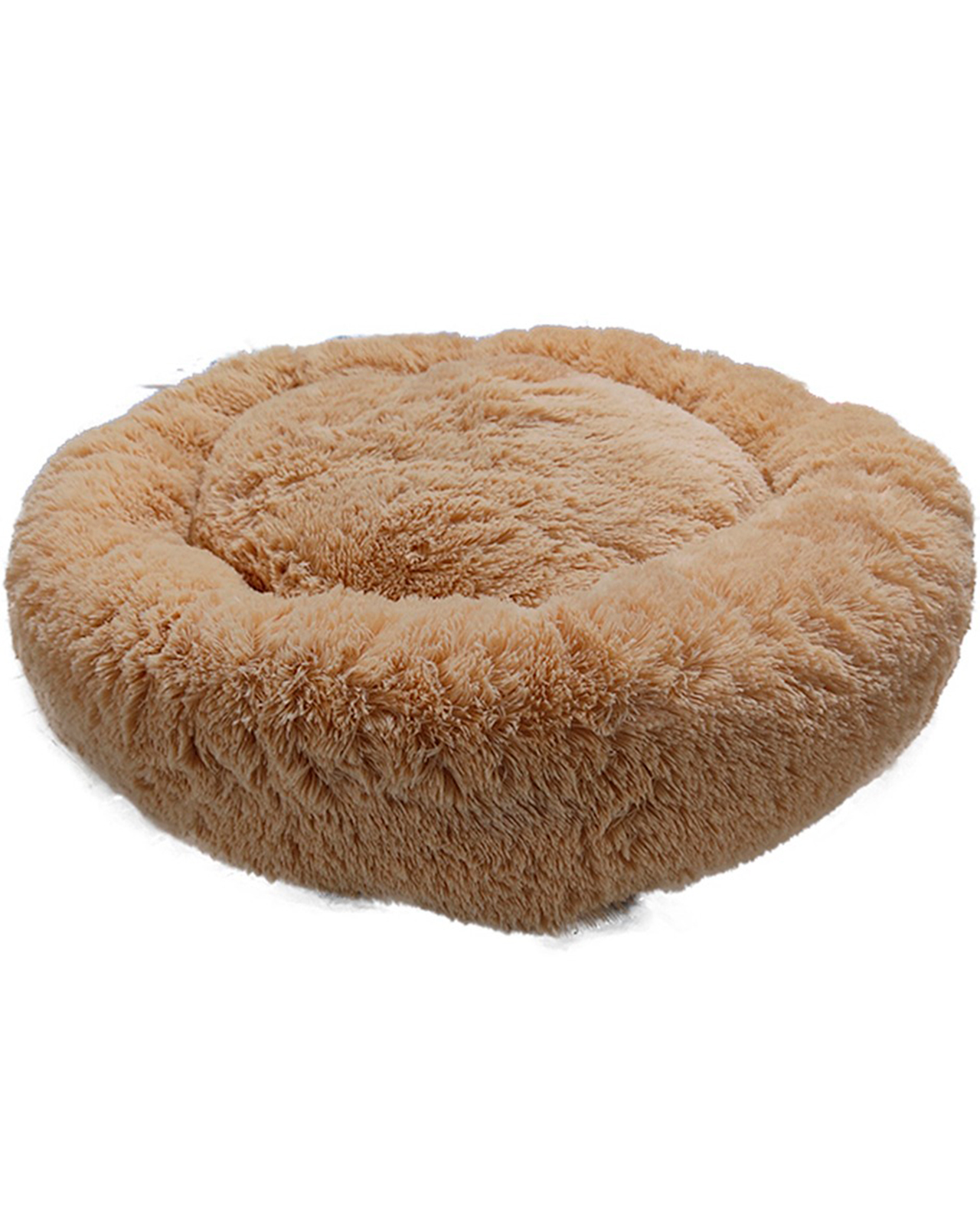 Cama para Mascotas Lunics color Beige Jumbo Confortable Antiestrés