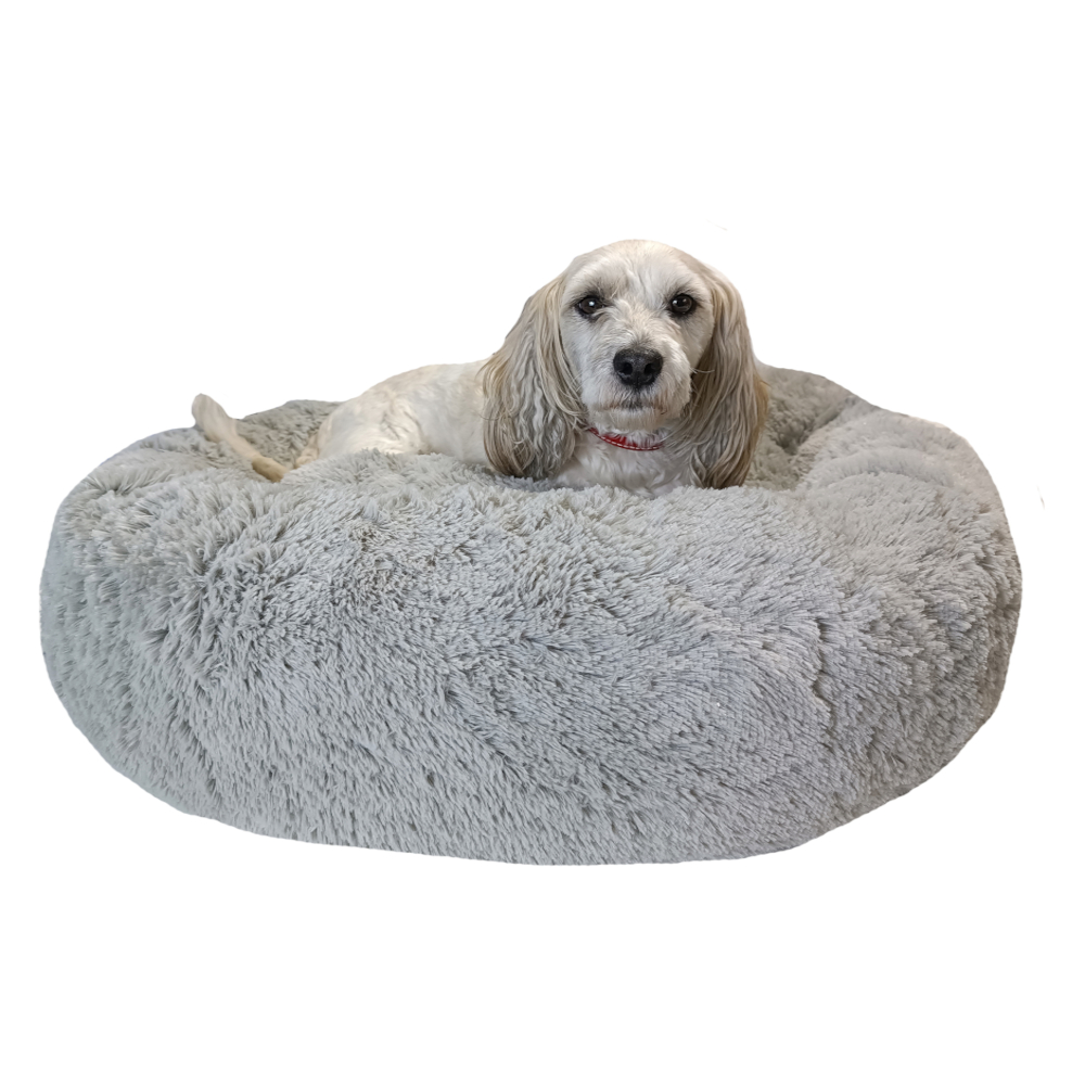 Foto 3 pulgar | Cama para Mascotas Lunics color Gris Jumbo Plus Confortable Antiestrés