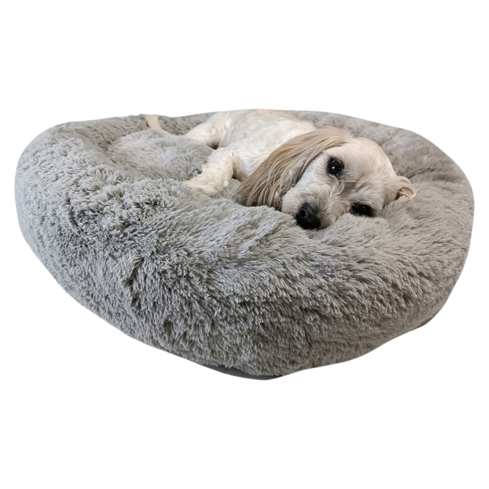 Foto 5 pulgar | Cama para Mascotas Lunics color Gris Jumbo Plus Confortable Antiestrés