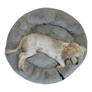 Foto 5 | Cama para Mascotas Lunics color Gris Jumbo Plus Confortable Antiestrés