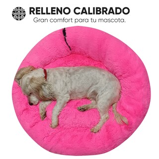 Foto 4 | Cama para Mascotas Lunics color Rosa Mediana Confortable Antiestrés