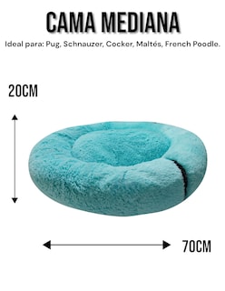 Foto 5 | Cama para Mascotas Lunics color Verde Mediana Confortable Antiestrés