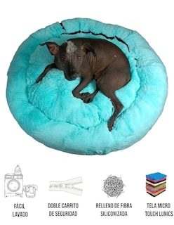 Foto 6 | Cama para Mascotas Lunics color Verde Jumbo Plus Confortable Antiestrés