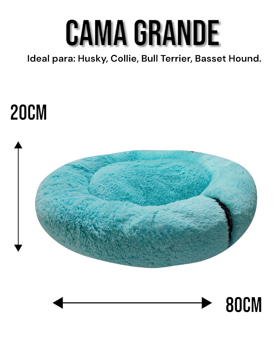 Foto 6 pulgar | Cama Lunics para Mascota Grande Confortable Antiestrés