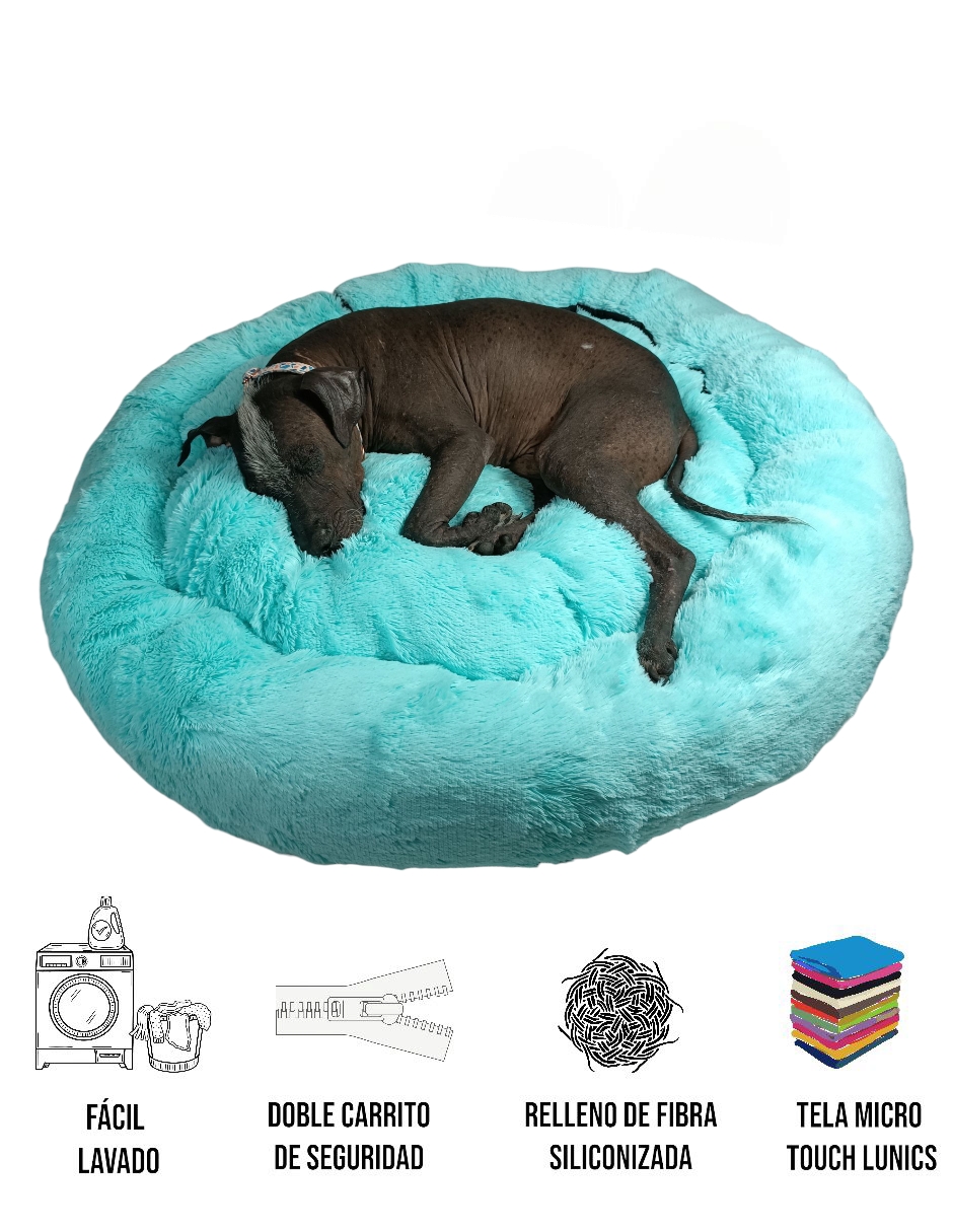 Foto 7 pulgar | Cama Lunics para Mascota Grande Confortable Antiestrés