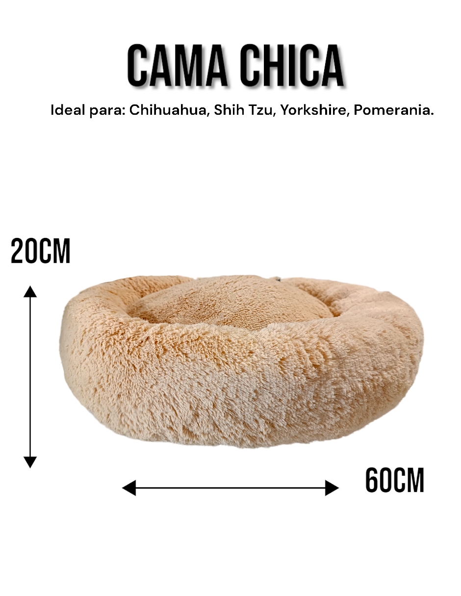 Foto 6 pulgar | Cama para Mascotas Lunics color Beige Chica Confortable Antiestrés