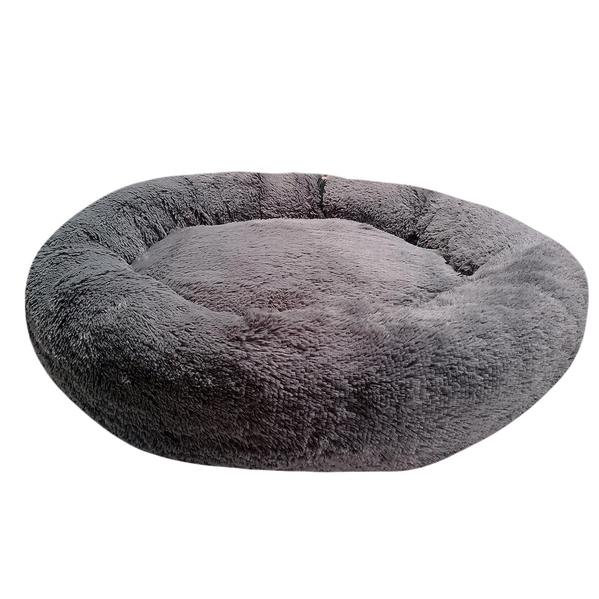 Cama para Mascotas Lunics color Gris Grande Confortable Antiestrés