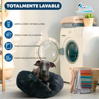 Foto 7 | Cama para Mascotas Lunics color Negro Chica Confortable Antiestrés