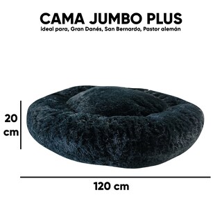 Foto 5 | Cama para Mascotas Lunics color Negro Jumbo Plus Confortable Antiestrés
