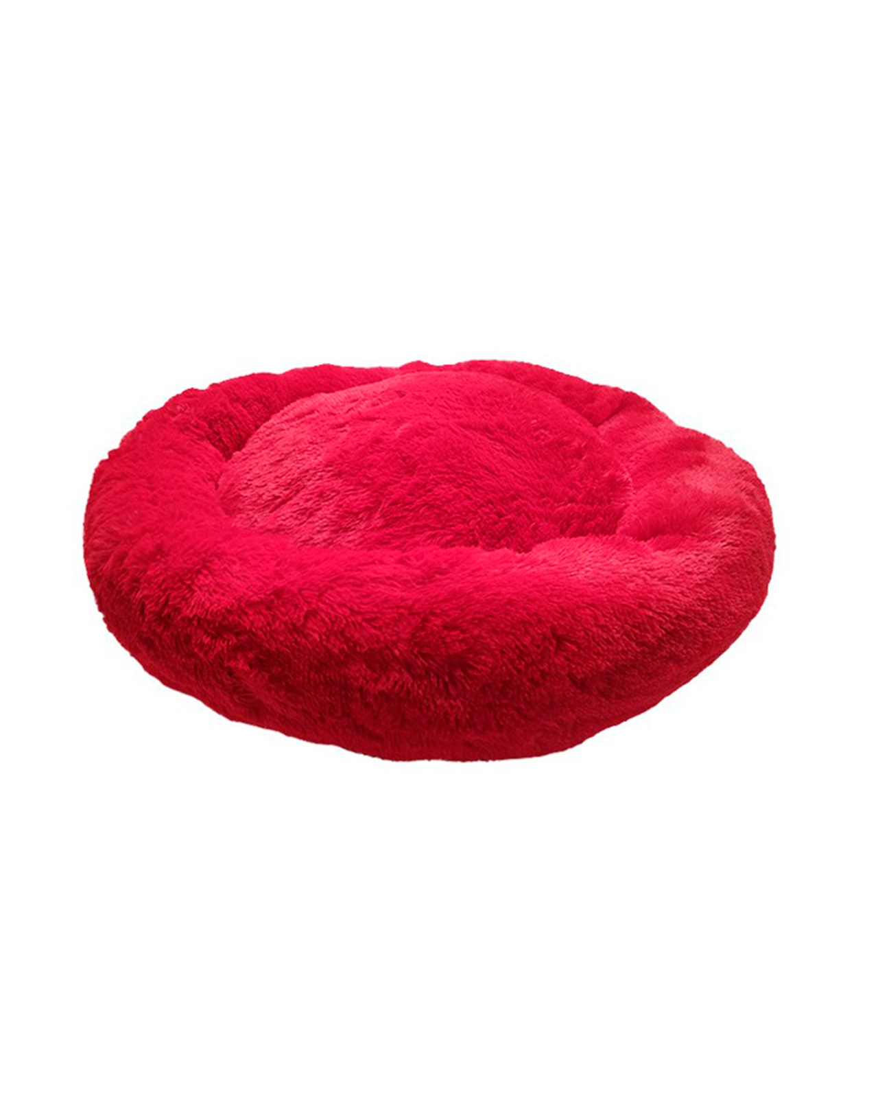 Cama para Mascotas Lunics color Rojo Grande Confortable Antiestrés