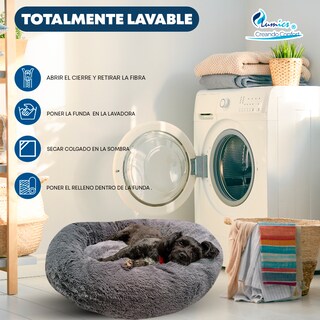 Foto 7 | Cama Anti Estrés Lunics CA-ANMDGRO color Gris Oxford Mediana