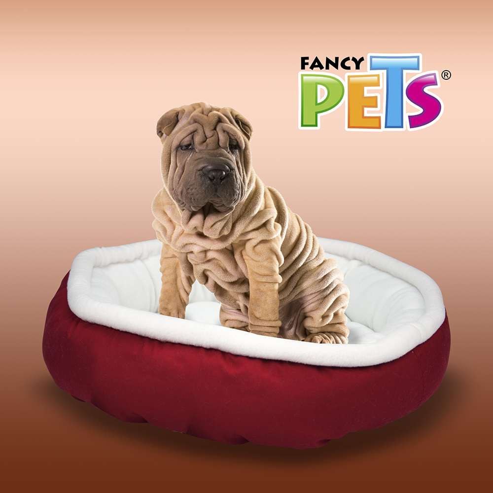 Foto 5 | Cama Fancy Pets Micro Bicolor para Mascota Tamaño Pequeño color Vino