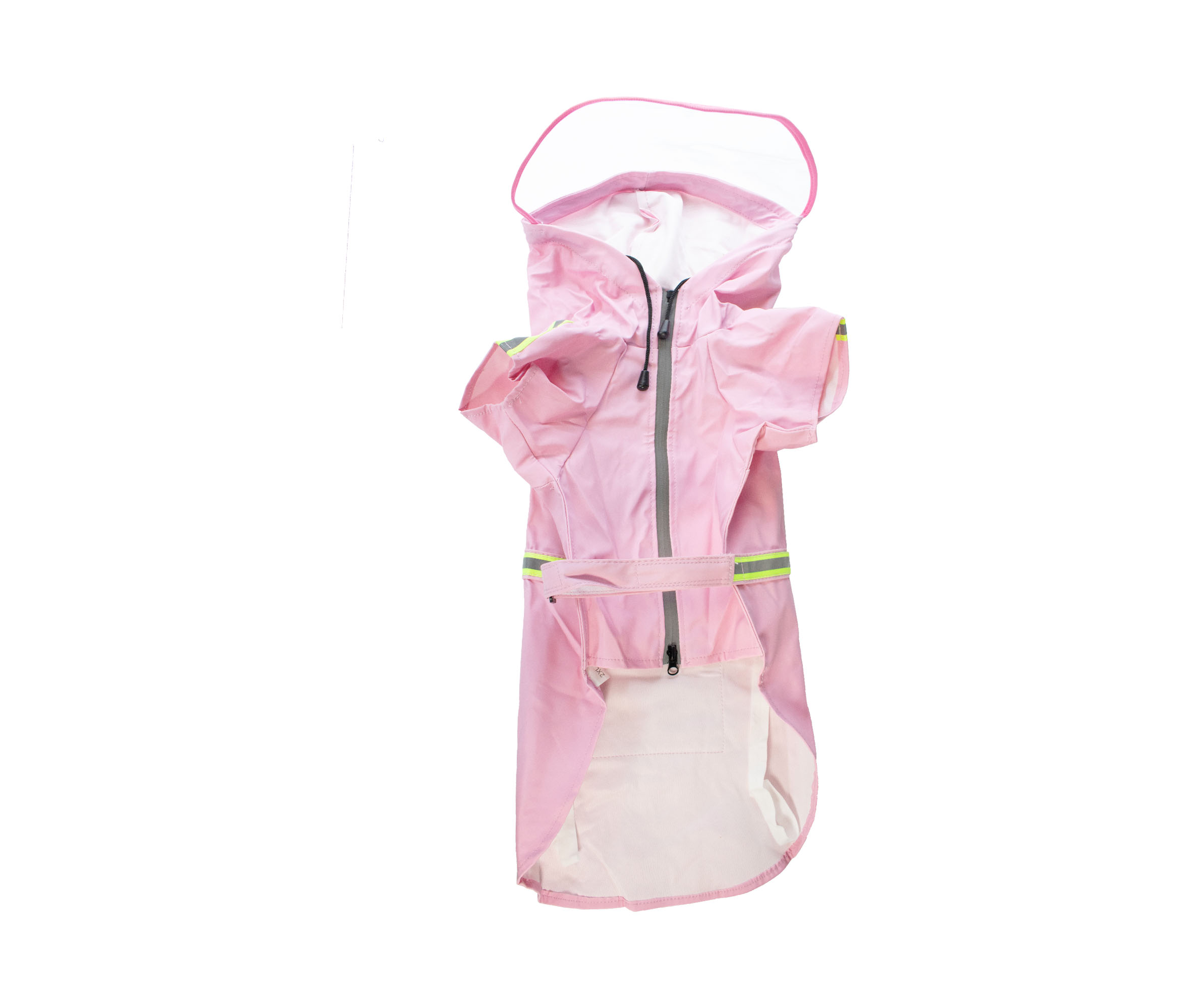 Impermeable con Banda Reflejante y Zipper Pet's Life PP118 color Rosa 5XL