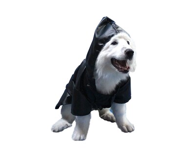 Foto 2 | Impermeable con Gorro Bajío Pets para Perro color Negro Talla 6