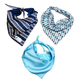 Foto 2 | Bandanas Para Perros Set De 3 Piezas Talla Grande - Tribal Azul