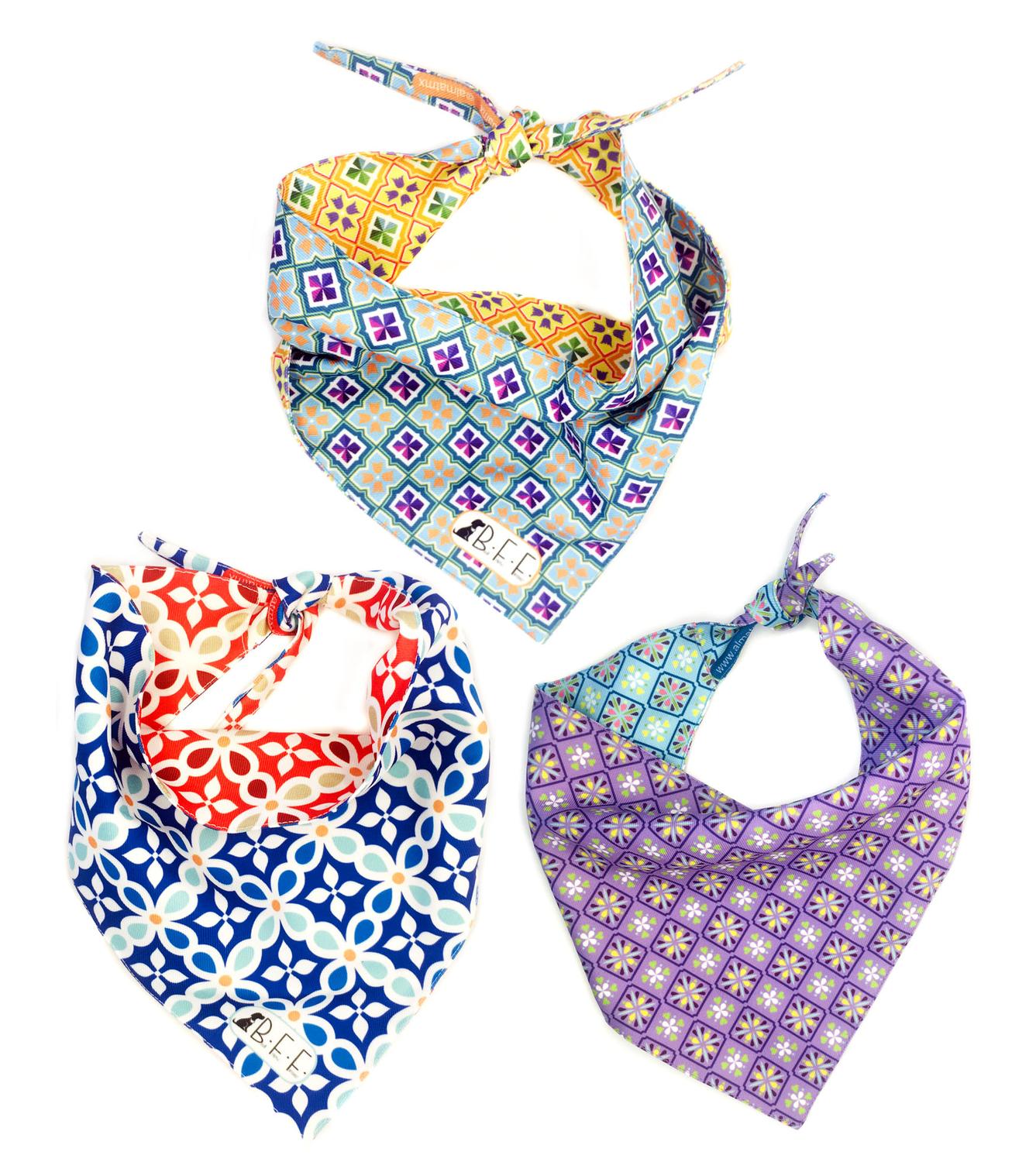 Foto 3 pulgar | Bandanas para Perros Set de 3 Piezas Talla Mediana - Talavera