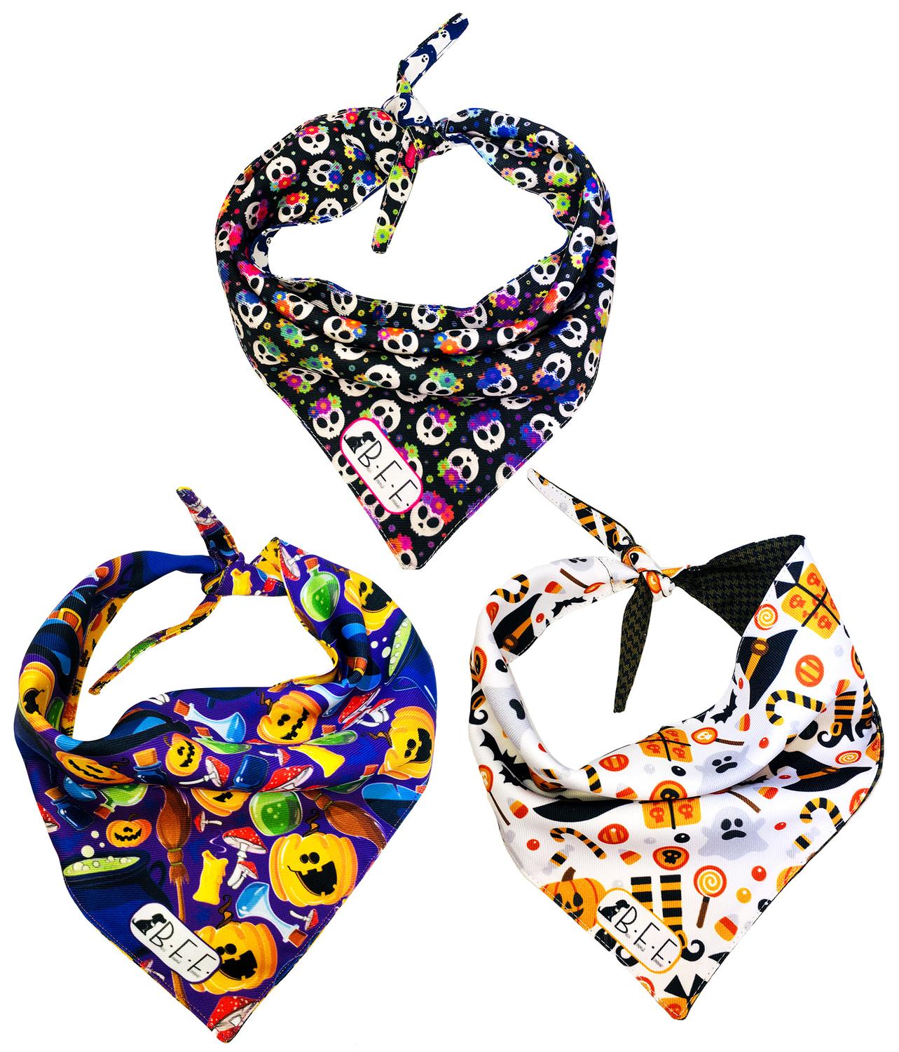 Foto 2 pulgar | Bandanas Para Perros Set De 3 Piezas Talla Mediana - Halloween