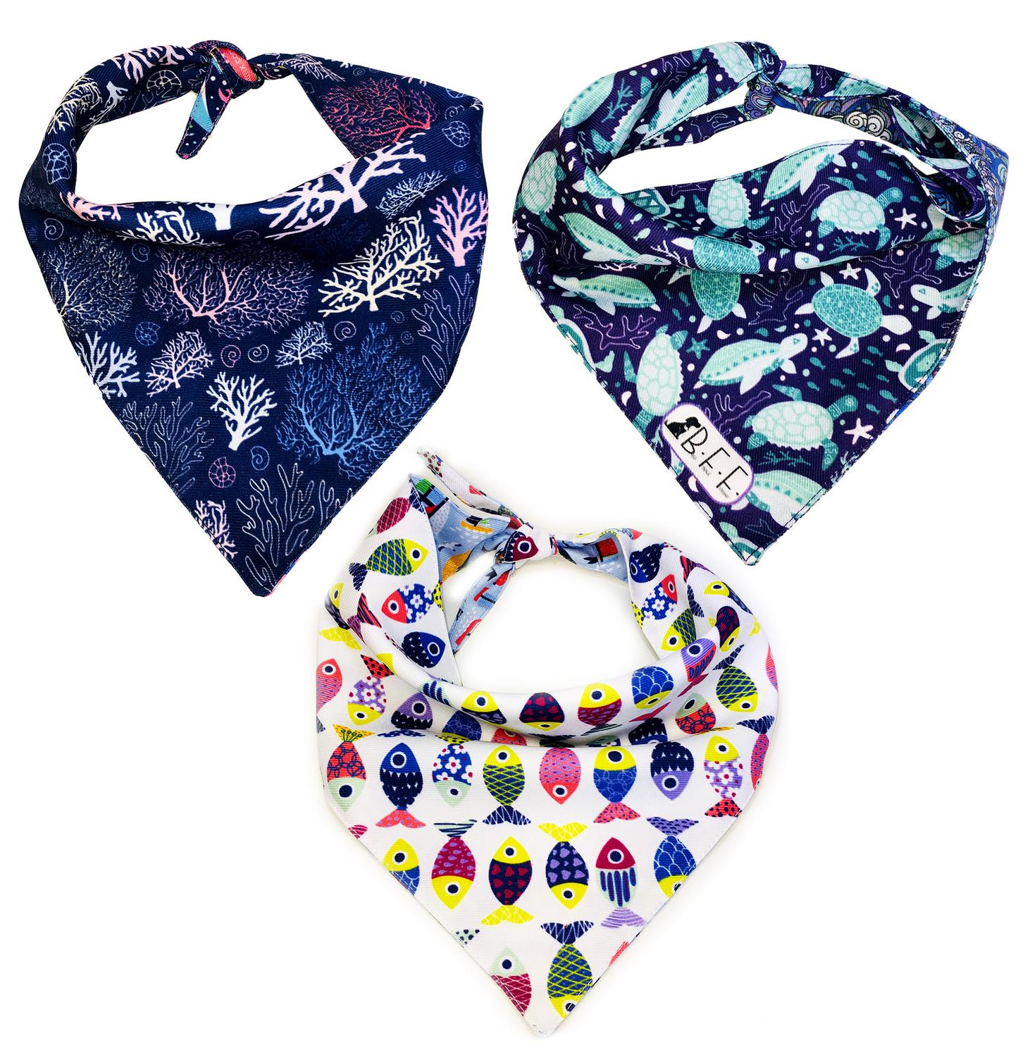 Foto 3 pulgar | Bandanas Para Perros Set De 3 Piezas Talla Chica - Nautico