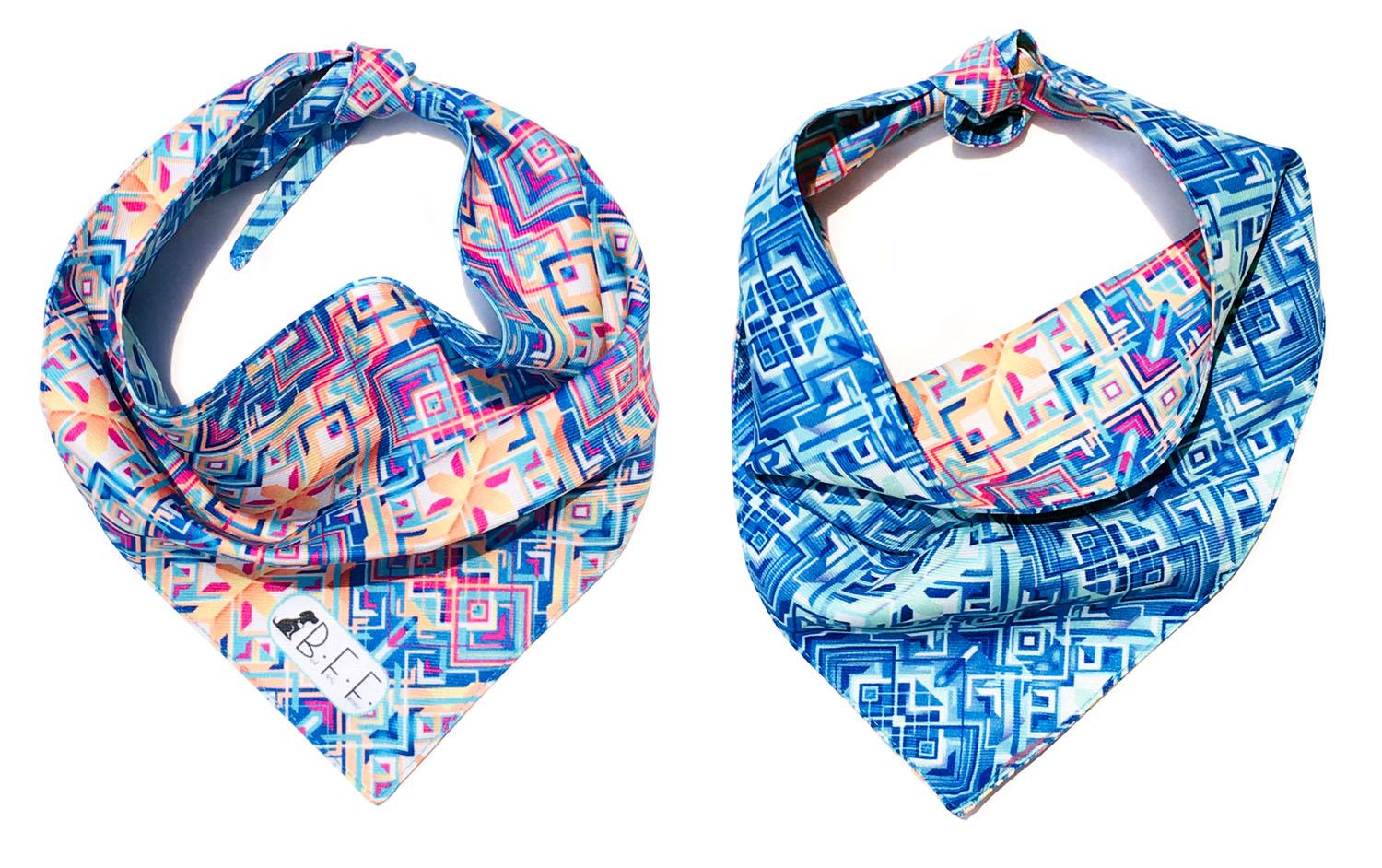 Foto 4 pulgar | Bandanas Para Perros Set De 3 Piezas Talla Chica - Geometrico