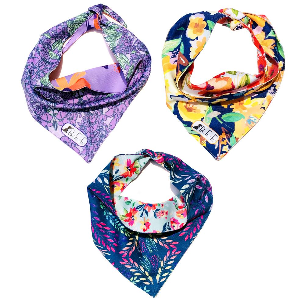 Foto 2 pulgar | Bandanas Para Perros Set De 3 Piezas Talla Chica - Acuarella Multicolor