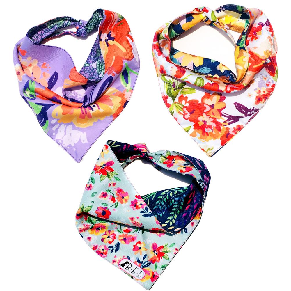 Foto 3 pulgar | Bandanas Para Perros Set De 3 Piezas Talla Chica - Acuarella Multicolor